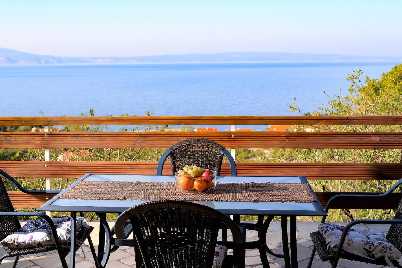 Apartment Vincent With Beautiful Sea View Terrace クレノヴィツァ エクステリア 写真