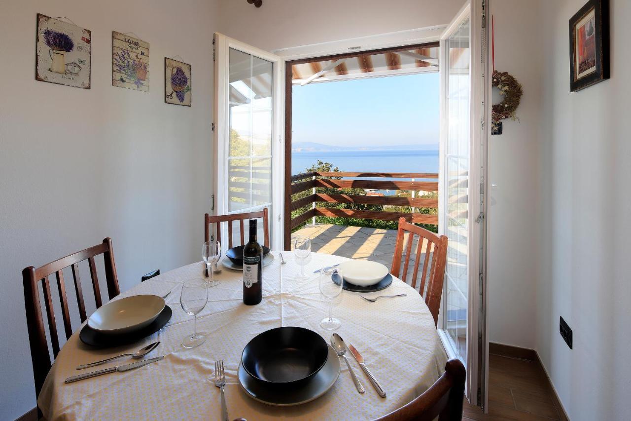 Apartment Vincent With Beautiful Sea View Terrace クレノヴィツァ エクステリア 写真