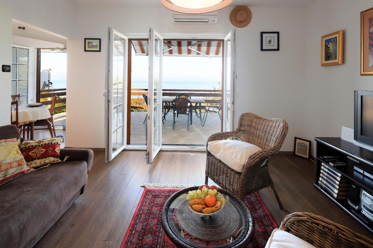 Apartment Vincent With Beautiful Sea View Terrace クレノヴィツァ エクステリア 写真