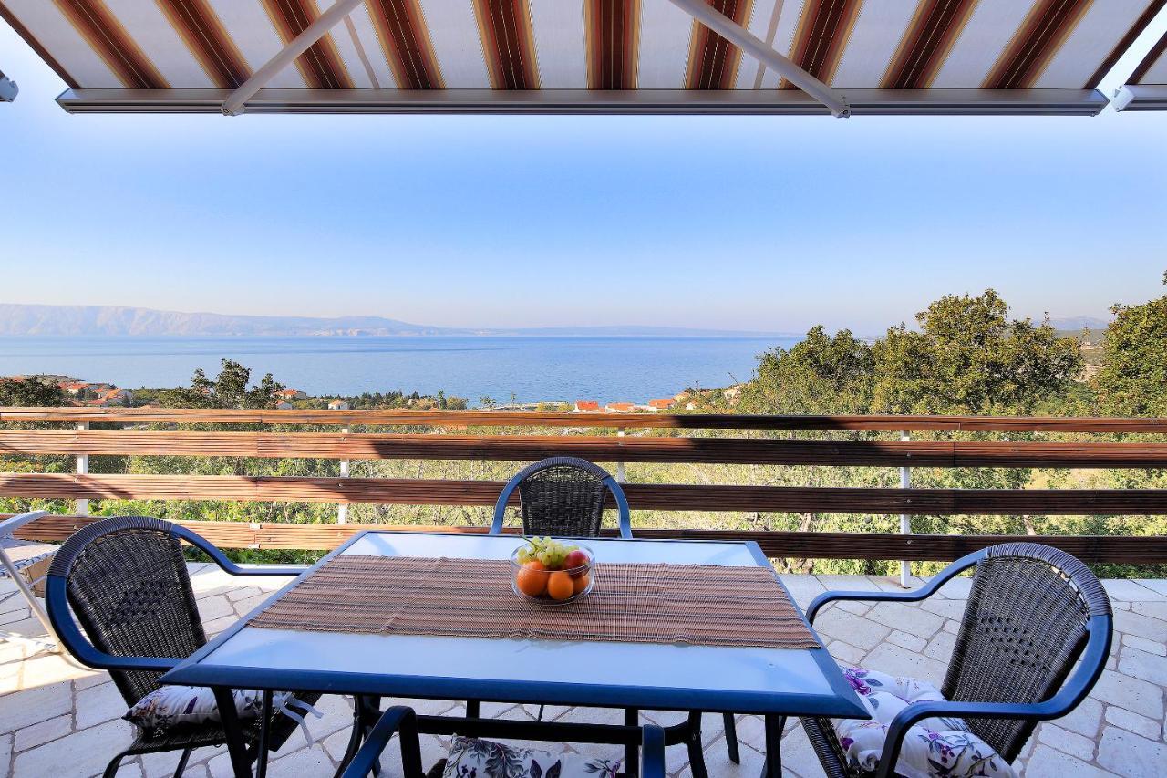 Apartment Vincent With Beautiful Sea View Terrace クレノヴィツァ エクステリア 写真